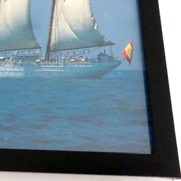 Clipper Ship Print Framed 1997 - Picture 4 of 7